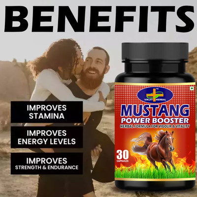VIKJIT HERBALS MUSTANG POWER BOOSTER CAPSULE(30 Capsules)