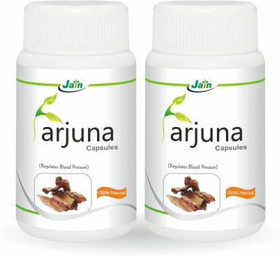 Jain Arjuna Capsules - 60 Count (Pack of 2)(Pack of 2, 120)