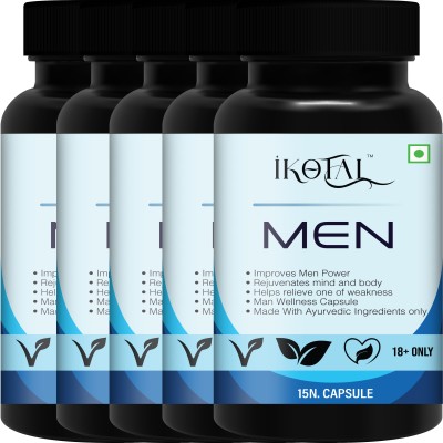 IKOTAL Men Health Power Medicine For Men ' Good For Health & Ensuring Powerful(Pack of 5)