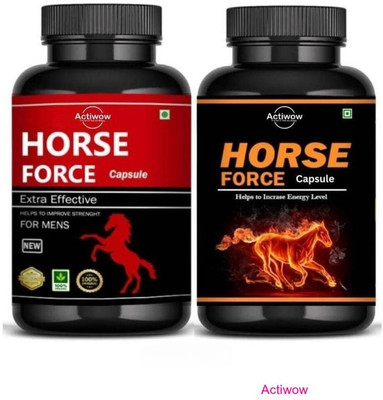 ACTIWOW Horse Force Capsule Strong energy complex for men Row 01 H08(30 Capsules)