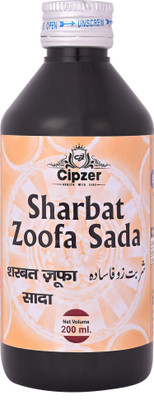 CIPZER Sharbat Zoofa Sada | Useful in phlegmatic cough, dry cough-200ml(200 ml)