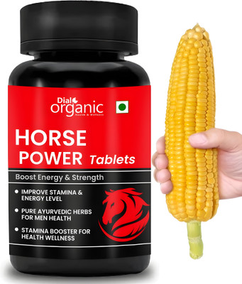dial organic Horse power Capsule for Men Power & Energy | Natural Power(30 Tablets)(Pack of 30, 30 Capsules)