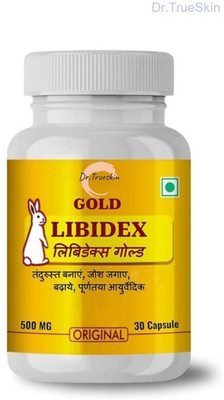 Dr.TrueSkin Libidex Gold Capsules Daily Use Energy Enhancer Performance(30 Capsules)