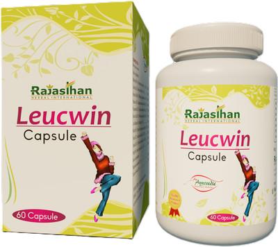 Rajasthan aushdhalaya LEUCWIN Capsules For Women - 60 Capsules | Helpful in Leucorrhoea(60 Capsules)