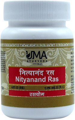 Uma Ayurveda Nityanand Ras 40 Tab Useful in Lifestyle Disorders filariasis(40 Tablets)
