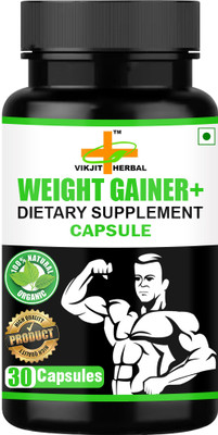 VIKJIT HERBALS WEIGHT GAINNER + CAPSULES(30 Capsules)