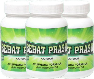 SEHAT PRASH an ayurvedic weight gainer/mass gainer capsule (PACK OF 3)(Pack of 3, 60)