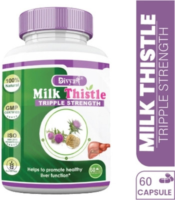Divya Shree Milk Thistle Capsule | Supports Liver Detoxification(60 Capsules)