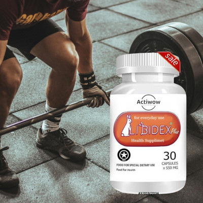 ACTIWOW Libidex Plus - The Original Turbo Boost Formula for Men A01(30 Capsules)
