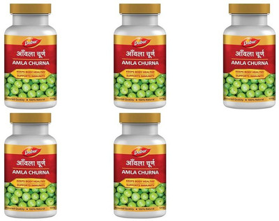 Dabur Amla 100g Amla Churan 100g For boosting immunity(Pack of 5, 500 g)
