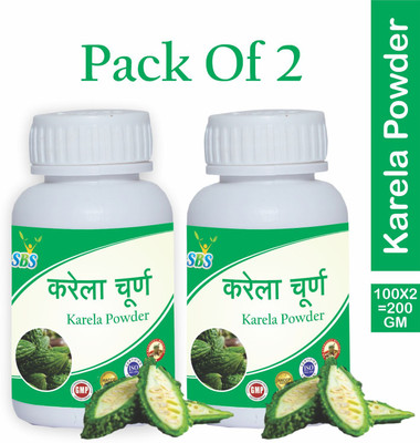 SBS Herbal Karela Powder(Pack of 2, 200 g)