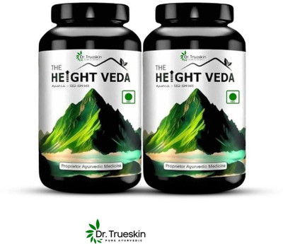 Dr.TrueSkin Height Veda Powder with Solution Powder A001(Pack of 2, 200 g)