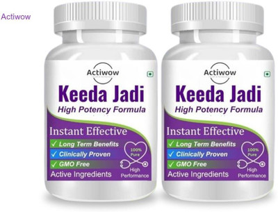 ACTIWOW Keeda Jadi Capsule Herbal Immunity Shield AM01(Pack of 2, 30 Capsules)