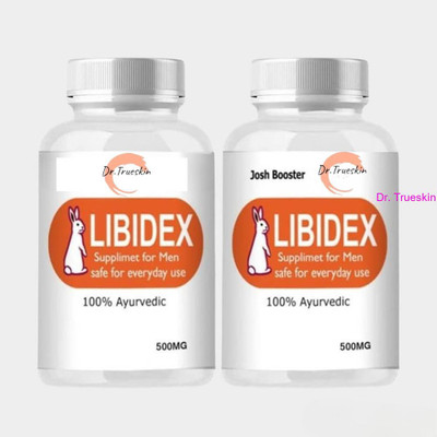 Dr.TrueSkin Libidex Capsules - Men's Performance Support by Erolabs 2PCS(Pack of 2, 30 Capsules)