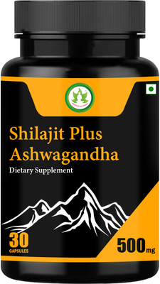 PROPKAR AYURVEDA SHILAJIT PLUS ASHWAGANDHA CAPSULES(30 Capsules)