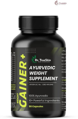 Dr.TrueSkin Weight Gainer+ Capsules Herbal Vital Nutrition Support(90 Capsules)