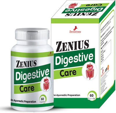 Zenius Digestive Care Capsule for Better Digestive Function | Healthy Gut(60 Capsules)