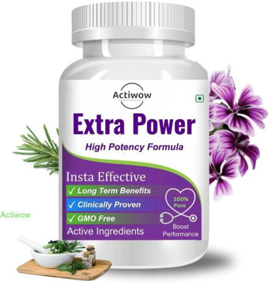 ACTIWOW Extra Power Capsules - Elevate Your Power Game(30 Capsules)