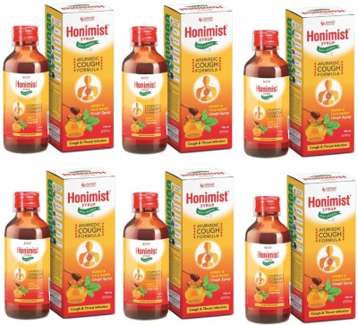 HONIMIST Ayurvedic Cough Syrup,instant Rilif Form Cough &Cold EACH 100 ML (PACK OF 6)(Pack of 6)