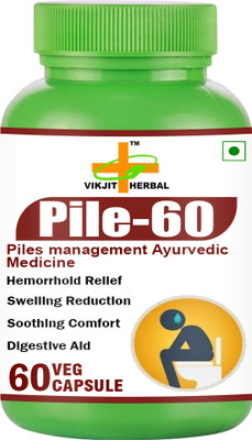 VIKJIT HERBALS PILE 60 CAPSULES(60 Capsules)