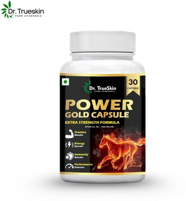 Dr.TrueSkin Power Gold Natural Daily Strength Vitality 30 Capsules(30 Capsules)