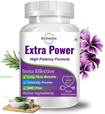 ACTIWOW Extra Power Capsules - Strength for All Ages(30 Capsules)