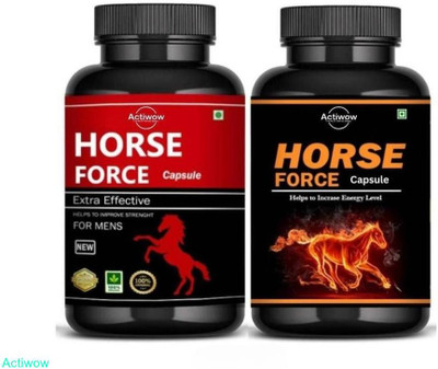 ACTIWOW Horse Force Capsule For men who want more energy Row DD14D H08(30 Capsules)