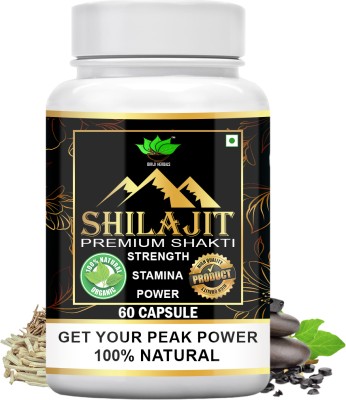 BIRJI HERBALS SHILAJIT PREMIUM SHAKTI (60 VEG CAPSULE)