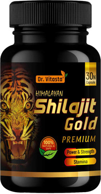 Dr Vitasta Ayurvedic shilajit gold capsule for stamina and power(30 ml)