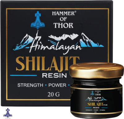hammer of thor Himalayan Gold Grade Shilajit 20g – Energy & Strength Formula(20 g)
