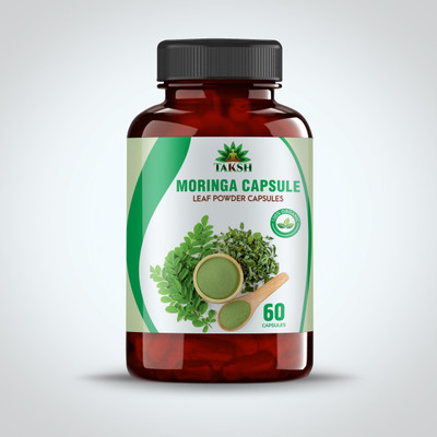 TAKSH Moringa Capsules For Joint Wellness ,Weight Loss 60 Capsules(60 Capsules)