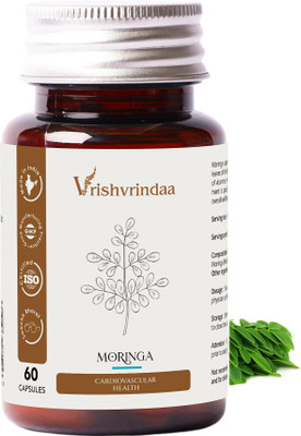 vrishvrindaa Moringa Capsule | Immunity & Energy | Digestion(60 Capsules)