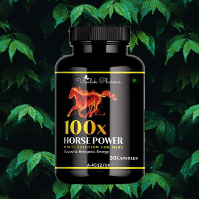 visalak pharma 100X Power Capsules For Men Boost Immunity(30 Capsules)