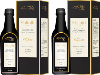 ALTOS AYURVEDA SHILAJIT SYRUP FOR MEN(Pack of 2, 1000)
