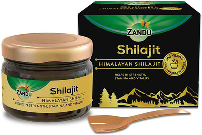 ZANDU Himalayan Pure Shilajit Resin | Improves Strength, Stamina and Vitality(20 g)