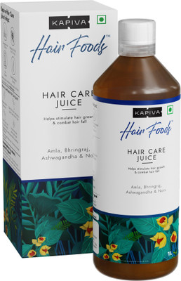Kapiva Hair Care Juice | For Hair Nourishment From Within | With Amla, Noni, Bhringraj & Ashwagandha(1 L)