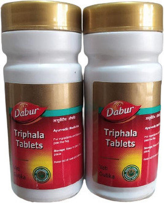 Dabur TRIPHALA TABLETS 60TAB(Pack of 2, 100 g)