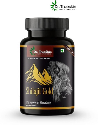 Dr.TrueSkin Shilajit Gold Herbal Daily Energy 30 Capsules(30 Capsules)