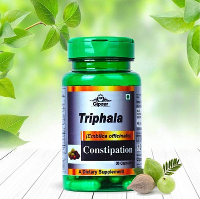 CIPZER Triphala capsule helpful for digestion & constipation relief (Pack of 1)(30 Capsules)