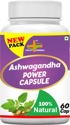 VIKJIT HERBALS ASHWAGANDHA POWER CAPSULE(60 Capsules)