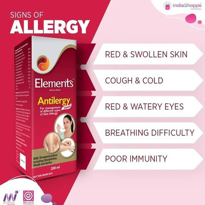 Elements Wellness Antilergy Liquid-200 ML(200 ml)