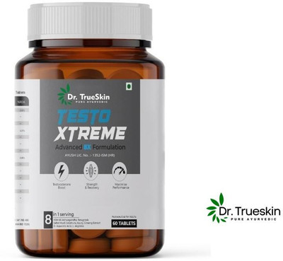 Dr.TrueSkin Testo Xtreme with stamina strength herbal mix(60 Tablets)
