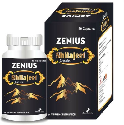 Zenius Shilajeet Capsule for vigour, vitality and stamina boost(30 Capsules)