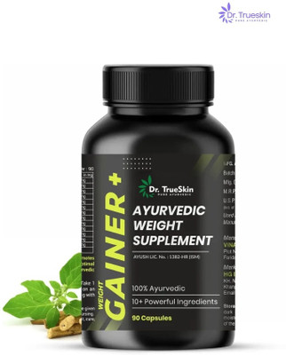 Dr.TrueSkin Weight Gainer+ Capsules Herbal Nutrient Support 90CAPS(90 Capsules)