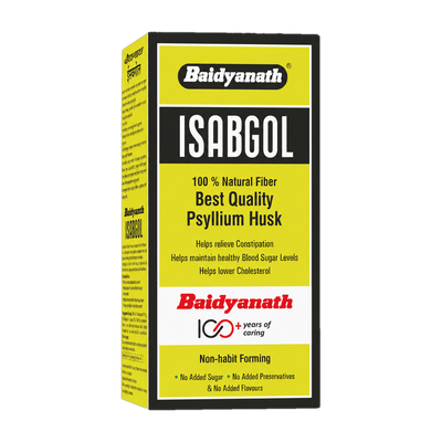 Baidyanath Isabgol Psyllium Husk Powder - 200gm | Effective Constipation Relief, Digestion(200 g)