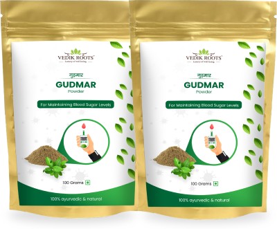 Vedikroots Gudmar Powder for Effectively Balancing Blood Sugar Levels 100Gm(Pack of 2)