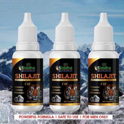 Siddha cure Shilajit oil 30 ml pack of 3(Pack of 3)