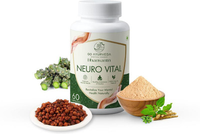 Go Ayurveda Dhanvantri Neuro Vital Capsules To Improve Mental Health & Stability(60 Capsules)