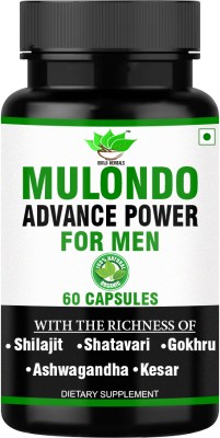 BIRJI HERBALS MULONDO ADVANCE POWER FOR MEN CAPSULE (60 VEG CAPSULE)