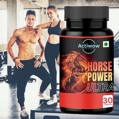 ACTIWOW Horse Power Ultra Capsule helps to improve Ultra power For Men cap(30 Capsules)